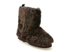 Ghete EMU maro, SHARKY LO TEDDY, din blana naturala imagine