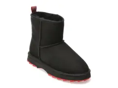 Ghete EMU negre, SHARKY MINI, din piele intoarsa imagine