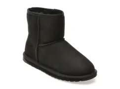 Ghete EMU negre, STINGER MINI, din piele intoarsa imagine