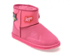 Ghete EMU roz, WALLABY MINI PLAY, din piele intoarsa imagine