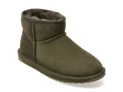 Ghete EMU verzi, STINGER MICRO, din piele intoarsa imagine