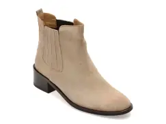 Ghete EPICA bej, 232080, din piele intoarsa imagine