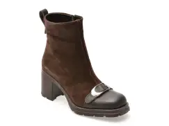 Ghete EPICA maro, 1918638, din piele intoarsa imagine