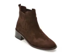 Ghete EPICA maro, 232080, din piele intoarsa imagine