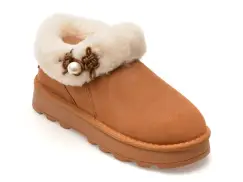 Ghete EPICA maro, 235186, din piele intoarsa imagine