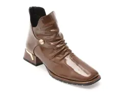 Ghete EPICA maro, 531227, din piele naturala lacuita imagine