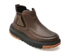 Ghete EPICA maro, 60019, din piele naturala imagine