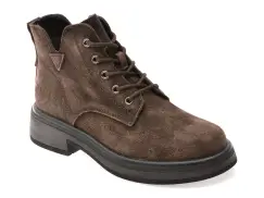 Ghete EPICA maro, 656A17, din piele intoarsa imagine