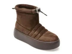 Ghete EPICA maro, 6G305, din piele intoarsa imagine