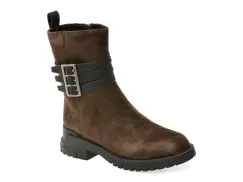 Ghete EPICA maro, AT153, din piele intoarsa imagine