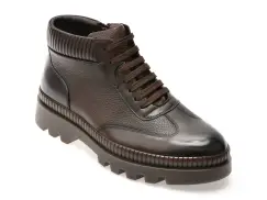 Ghete EPICA maro, B101, din piele naturala imagine