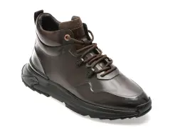 Ghete EPICA maro, G14, din piele naturala imagine