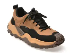 Ghete EPICA maro, LN11, din piele naturala imagine