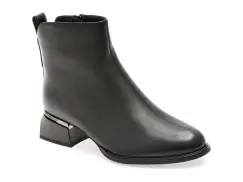 Ghete EPICA negre, 13106, din piele naturala imagine