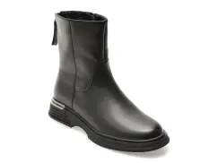 Ghete EPICA negre, 13881, din piele naturala imagine