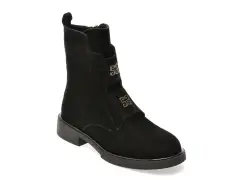 Ghete EPICA negre, 2223, din piele intoarsa imagine