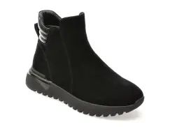 Ghete EPICA negre, 31350, din piele intoarsa imagine