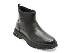 Ghete EPICA negre, 51915, din piele naturala imagine