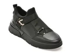 Ghete EPICA negre, 58391, din piele naturala imagine