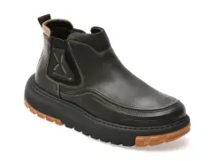 Ghete EPICA negre, 60019, din piele naturala imagine