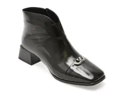 Ghete EPICA negre, 6191401, din piele naturala lacuita imagine