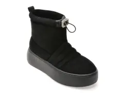 Ghete EPICA negre, 6G305, din piele intoarsa imagine