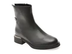 Ghete EPICA negre, 71977, din piele naturala imagine