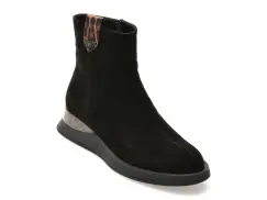 Ghete EPICA negre, DX01351, din piele intoarsa imagine