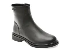 Ghete EPICA negre, DX1286, din piele naturala imagine