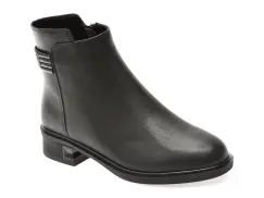 Ghete EPICA negre, E531, din piele naturala imagine