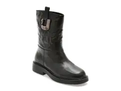 Ghete EPICA negre, H46D, din piele naturala imagine