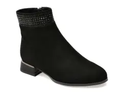 Ghete EPICA negre, KR705, din piele intoarsa imagine