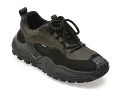 Ghete EPICA negre, LN11, din piele naturala imagine