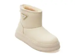 Ghete FLAVIA PASSINI albe, 1112, din piele naturala imagine