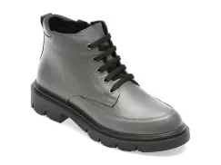 Ghete FLAVIA PASSINI gri, 1001GR, din piele naturala imagine