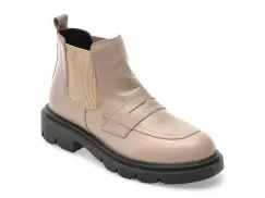 Ghete FLAVIA PASSINI gri, 1002VZN, din piele naturala imagine