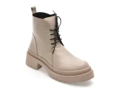 Ghete FLAVIA PASSINI gri, 903VZN, din piele naturala imagine