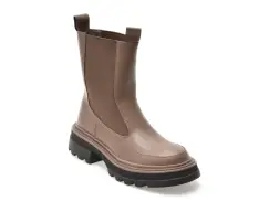 Ghete FLAVIA PASSINI gri, TC370, din piele naturala imagine