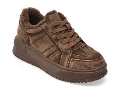 Ghete FLAVIA PASSINI maro, 50253, din piele intoarsa imagine