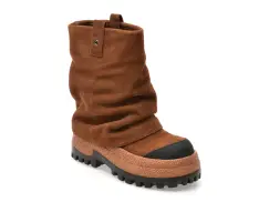 Ghete FLAVIA PASSINI maro, 56083, din piele intoarsa imagine