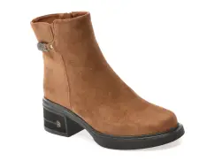 Ghete FLAVIA PASSINI maro, 67506, din piele intoarsa imagine