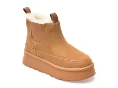 Ghete FLAVIA PASSINI maro, 7522, din piele intoarsa imagine