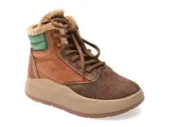 Ghete FLAVIA PASSINI maro, 83185, din piele intoarsa imagine