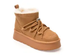 Ghete FLAVIA PASSINI maro, 9533, din piele intoarsa imagine