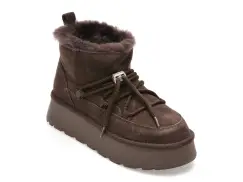 Ghete FLAVIA PASSINI maro, 9533, din piele intoarsa imagine