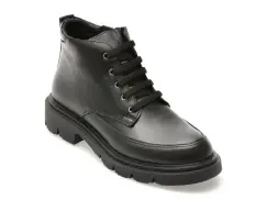 Ghete FLAVIA PASSINI negre, 1001SXX, din piele naturala imagine