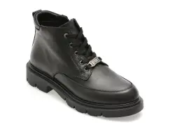 Ghete FLAVIA PASSINI negre, 1001SYX, din piele naturala imagine