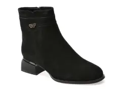 Ghete FLAVIA PASSINI negre, 13103, din piele intoarsa imagine