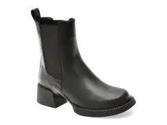 Ghete FLAVIA PASSINI negre, 38434, din piele naturala imagine