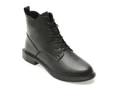 Ghete FLAVIA PASSINI negre, 52, din piele naturala imagine